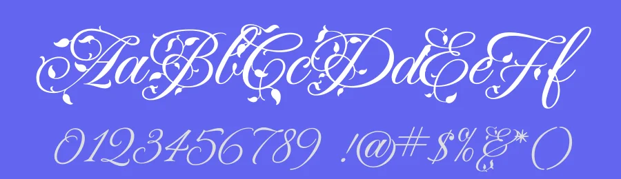 Fleur De Leah by Robert E. Leuschke — Script Handwritten Font — thumbnail 3