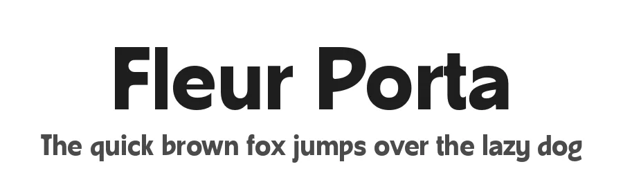 Fleur Porta by Jolicia Type Foundry — Display Font