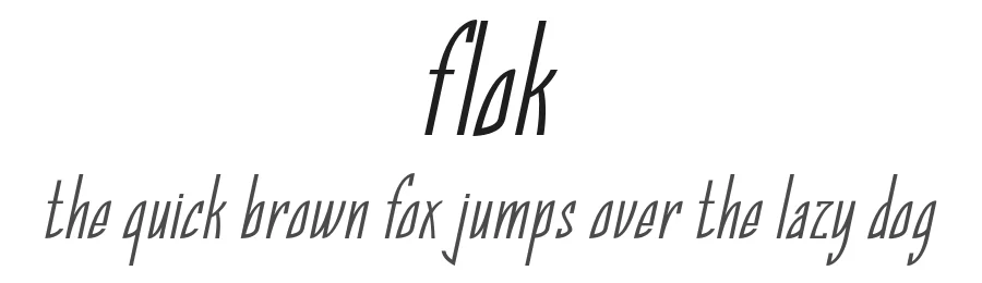 Flok by Erinc Kara — Sans Serif Font
