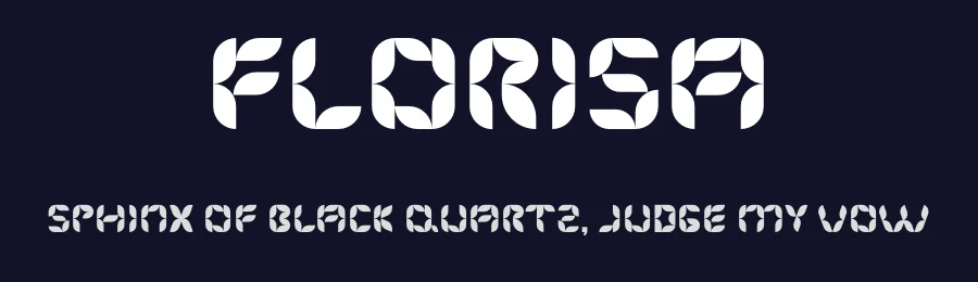 Florisa by Muhammad Muammar @hellowammar — Display Font — thumbnail 2