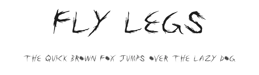Fly Legs by Meredith Stern β Script Handwritten Font
