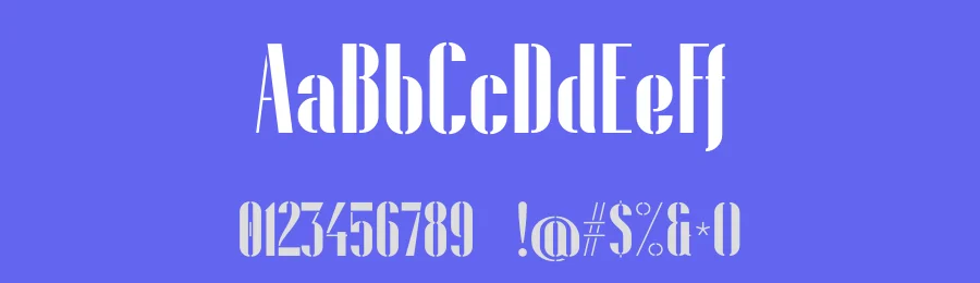 Fontuna Stencil by Andriy Dykun (NREY) — Display Font — thumbnail 3