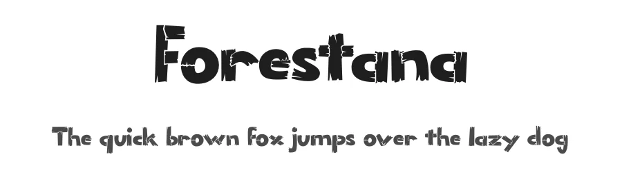 Forestana by Tokopress Team — Display Font