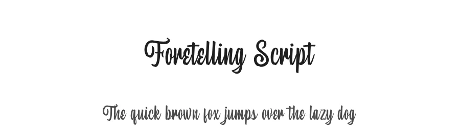 Foretelling Script by Letterhend Studio — Script Handwritten Font