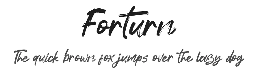 Forturn by Khurasan — Script Handwritten Font