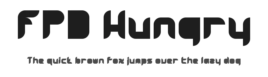 FPD Hungry by Felix Summ β Display Font