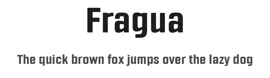 Fragua by Fernando Haro β Sans Serif Font