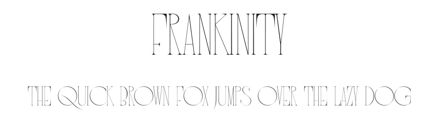 Frankinity by DIANA N — Serif Font