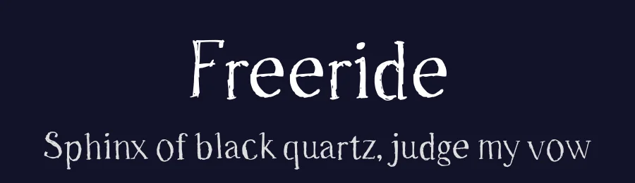 Freeride by Nina Kulakova & Jovanny Lemonad — Script Handwritten Font — thumbnail 2