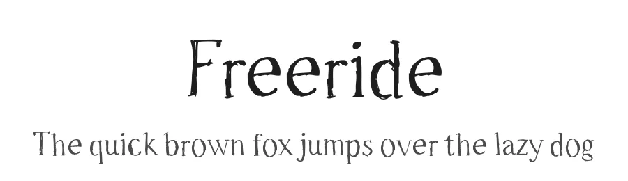 Freeride by Nina Kulakova & Jovanny Lemonad — Script Handwritten Font