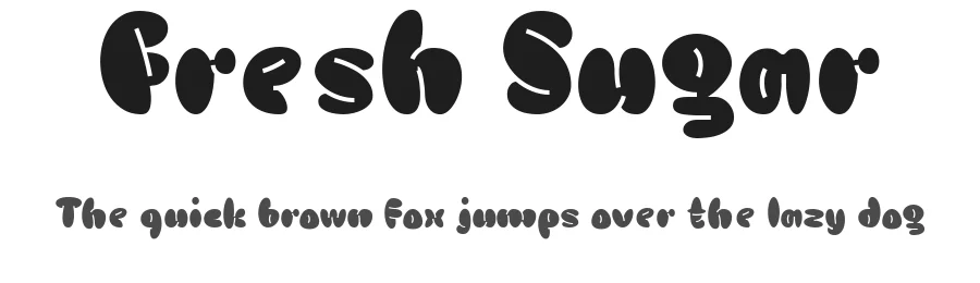 Fresh Sugar by Jamaludin Achmad Sahestya Dharma — Display Font