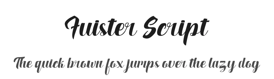 Fuister Script by Nur Solikh — Script Handwritten Font