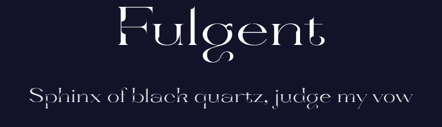 Fulgent by TSAI,YI-DA — Serif Font — thumbnail 2
