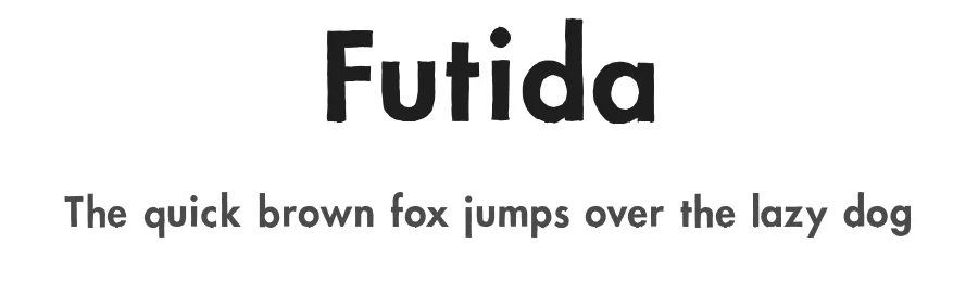 Futida by Rory Harnden — Display Font