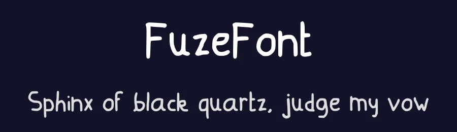 FuzeFont — Script Handwritten Font — thumbnail 2