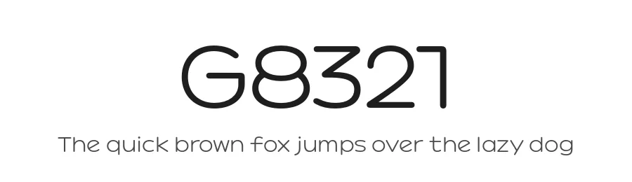 G8321 by Coji Morishita β Sans Serif Font