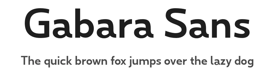 Gabara Sans by Serdar Ozturk — Sans Serif Font