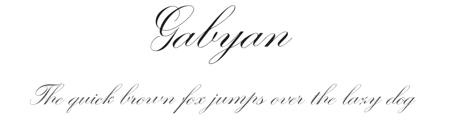 Gabyan by Khaidir — Script Handwritten Font