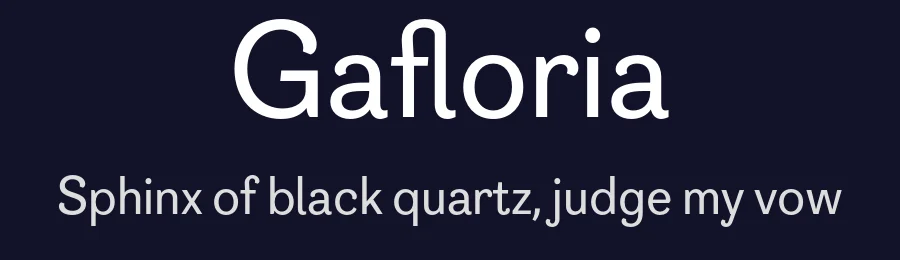 Gafloria by Edi Gunawan — Sans Serif Font — thumbnail 2