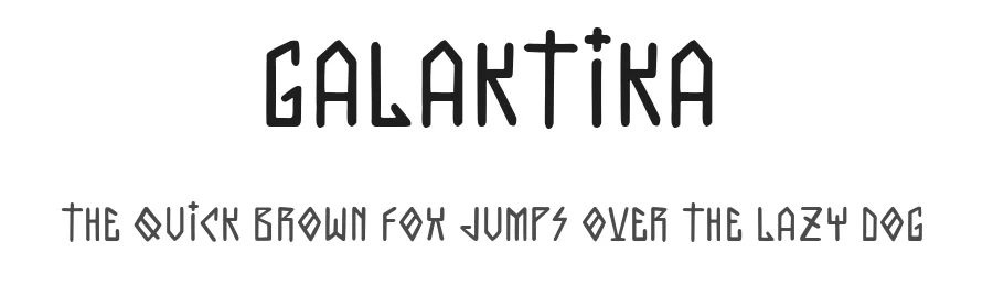 Galaktika by Misha Panfilov — Script Handwritten Font