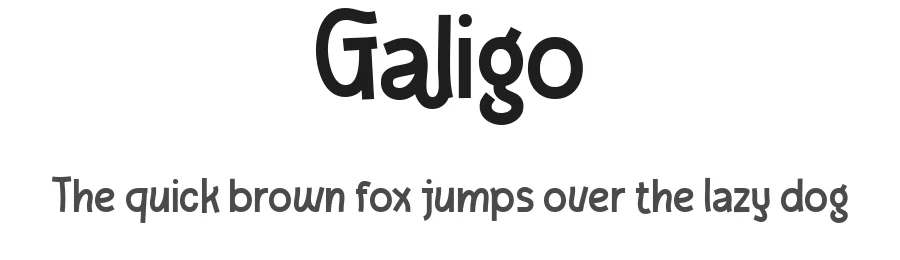 Galigo by Jarnawi Saja — Display Font