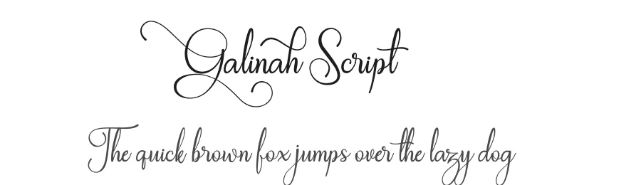 Galinah Script by Gilart Studio 2019 — Script Handwritten Font