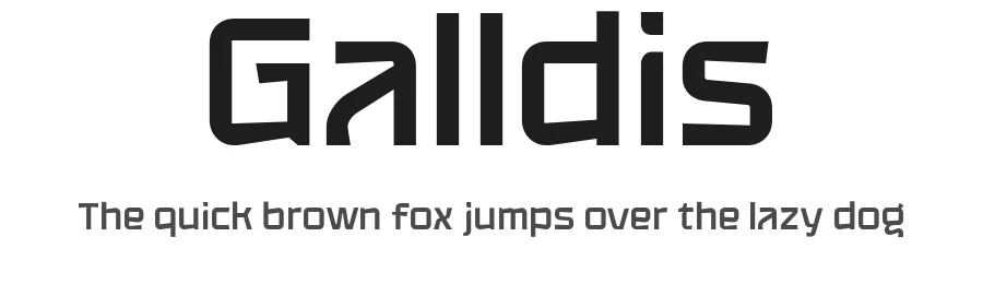 Galldis by Jarnawi Saja — Display Font