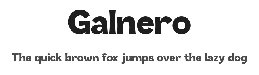 Galnero by Ragamkata Studio — Sans Serif Font