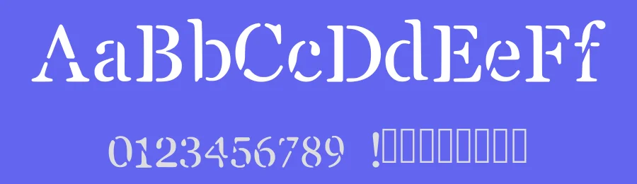 GAP — Serif Font — thumbnail 3