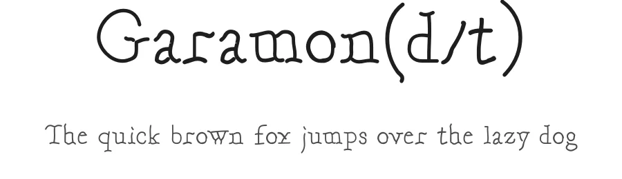 Garamon(d/t)