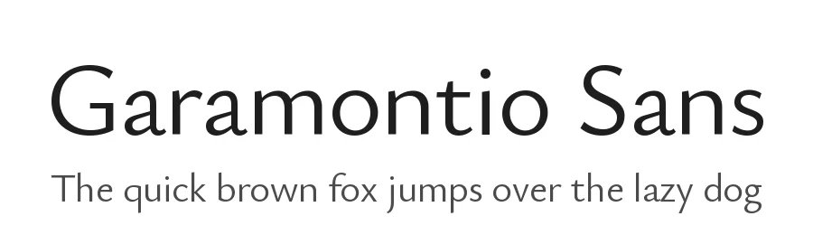 Garamontio Sans