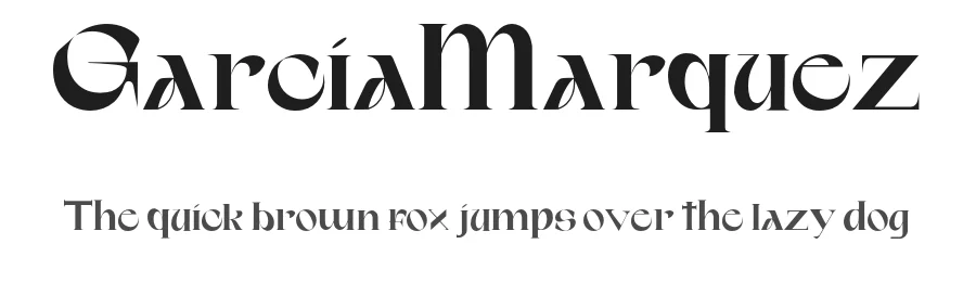 GarciaMarquez — Serif Font