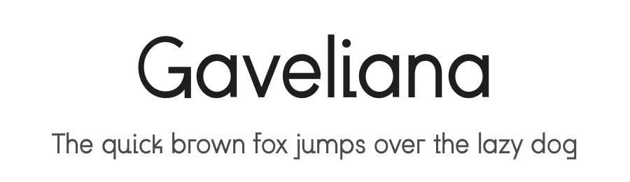 Gaveliana by Iordanis Passas — Sans Serif Font