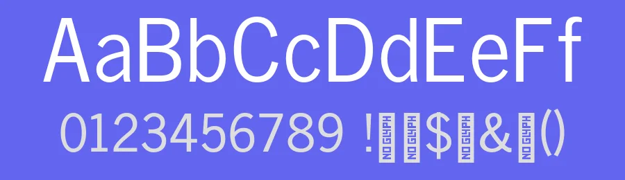 General Gothic — Sans Serif Font — thumbnail 3