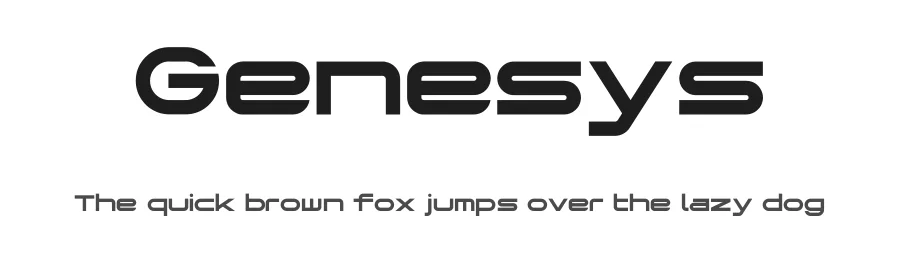 Genesys — Sans Serif Font