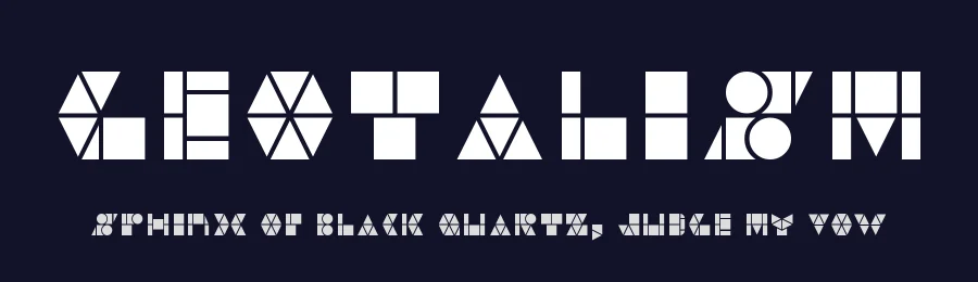 Geotalism by GGBotNet — Display Font — thumbnail 2