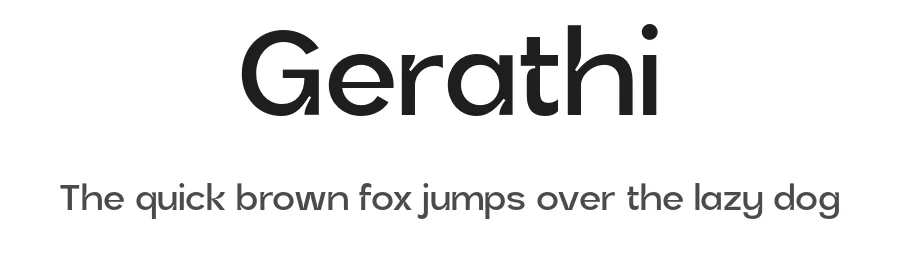 Gerathi by Ragamkata Studio — Sans Serif Font