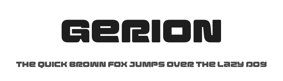 Gerion by Limitype — Display Font
