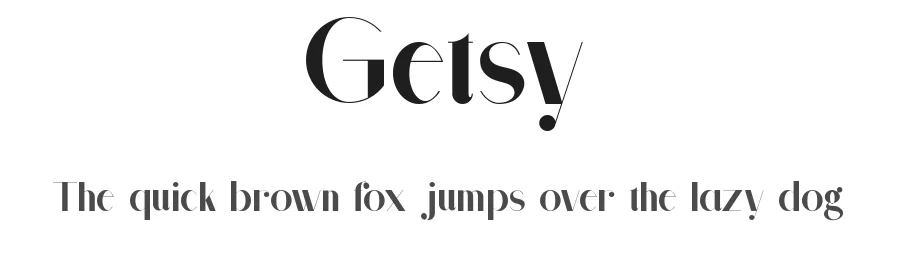 Getsy by Hallotudio — Sans Serif Font