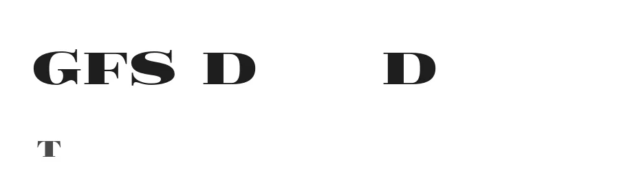GFS Didot Display by George Triantafyllakos — Display Font