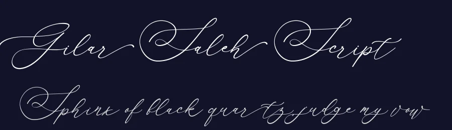 Gilar Saleh Script by Gilar Studio — Script Handwritten Font — thumbnail 2
