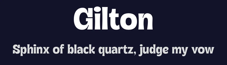 Gilton by Jolicia Type — Sans Serif Font — thumbnail 2