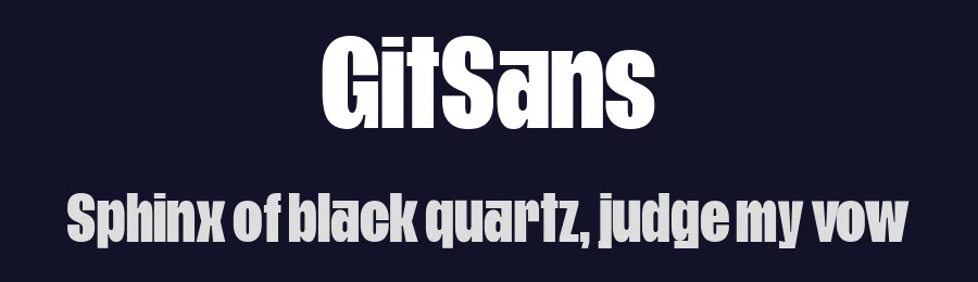 GitSans — Sans Serif Font — thumbnail 2