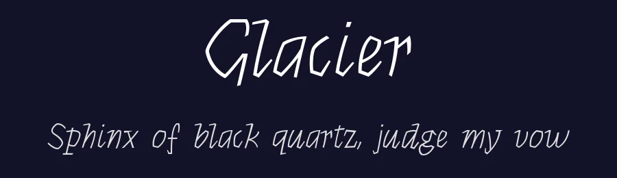 Glacier by Quentin Juhel — Script Handwritten Font — thumbnail 2