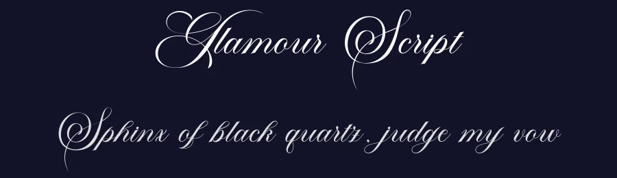 Glamour Script by mr.nazar — Script Handwritten Font — thumbnail 2