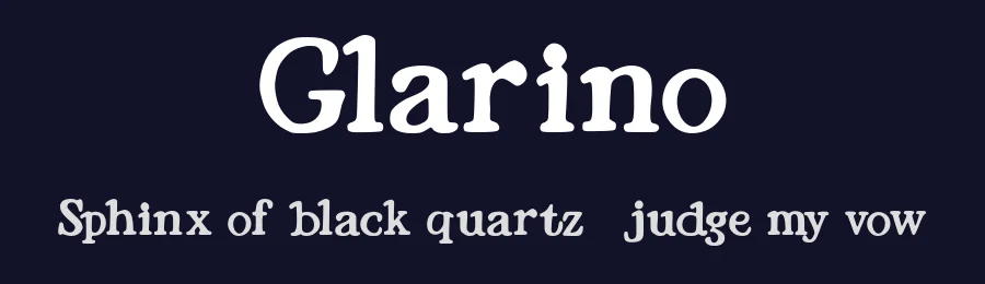 Glarino by Ilyas Yasin — Serif Font — thumbnail 2