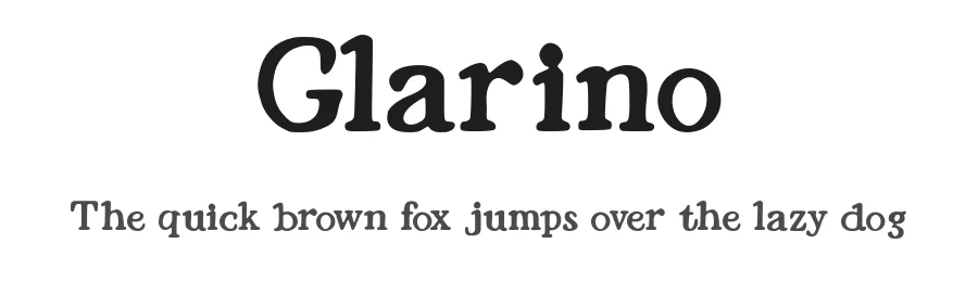 Glarino by Ilyas Yasin — Serif Font