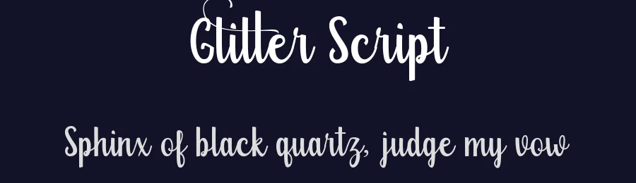 Glitter Script by Deniz86 — Script Handwritten Font — thumbnail 2