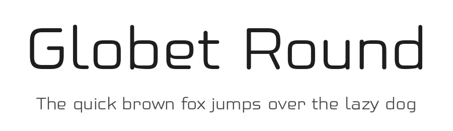Globet Round by Fernando Haro — Display Font