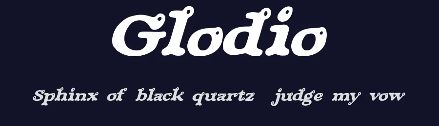 Glodio by Ilyas Yasin — Serif Font — thumbnail 2